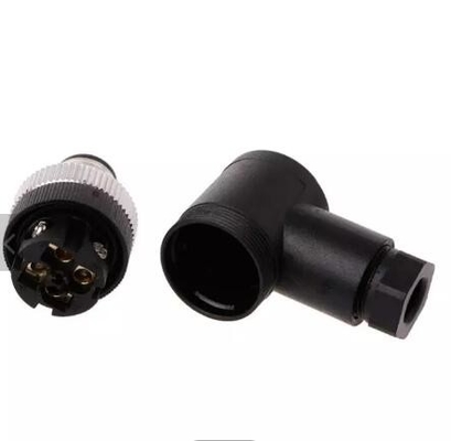 IP67 4 5 8 Pin Male Female Straight Right Angle AISG Connector Threaded Coupling