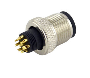Ip68 IP67 Aviation electrical cable Panel mount A B C D code 8 pin M8 M12 waterproof circcular connector