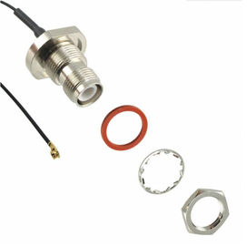 N Female Bulkhead With O-ring Connector to UFL 20cm Length 1.13mm Coaxial Cable Assembly