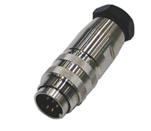 RRU To RCU RET Control AISG Connector / F To AISG /M Connector Straight Orientation