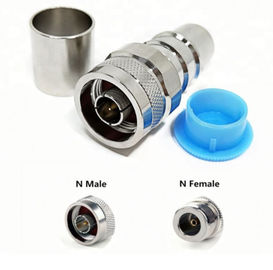 Crimping Radio Frequency Connector N Male No Solder For LMR600 RF Coaxial Cable
