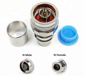 Crimping Radio Frequency Connector N Male No Solder For LMR600 RF Coaxial Cable