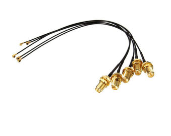 Straight Solderless Radio Frequency Connector For CCTV Surveillance Camera