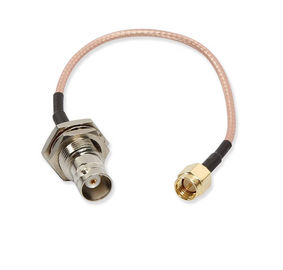 Male To Male RG400 BNC RF Connector Pigtail Adapter 10cm Coaxial Cable