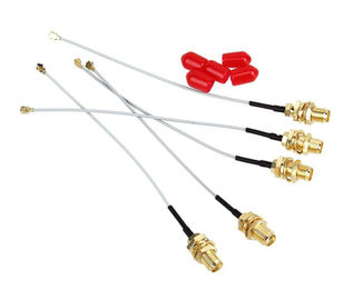 Male Two Hole Flange Mount Coaxial RF Connector SMA BMA Series