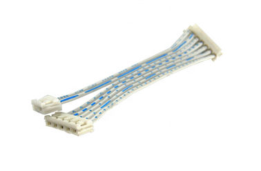 UL2468 Custom Wire Harness Cable White Blue Cable Assembly EHR / XHP For Printer