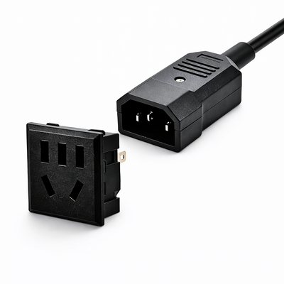 IEC 60320 AC Power Socket 10A 1500V Panel Mount voor UPS-systemen